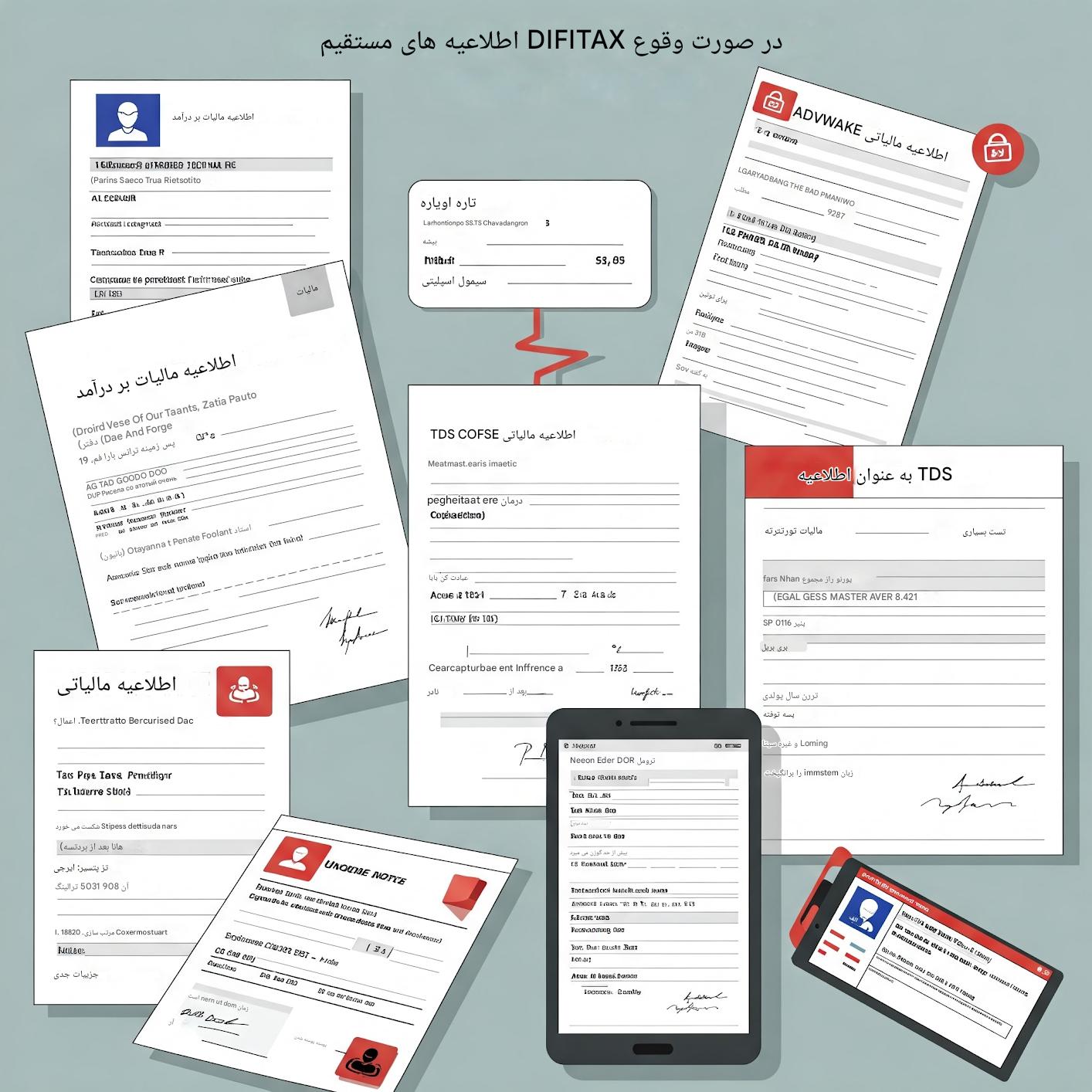انواع ابلاغ در قانون مالیات‌های مستقیم