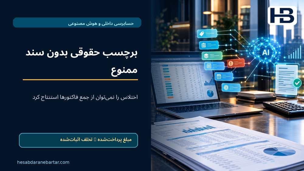 برچسب حقوقی بدون سند ممنوع؛ اختلاس را نمی‌توان از جمع فاکتورها استنتاج کرد