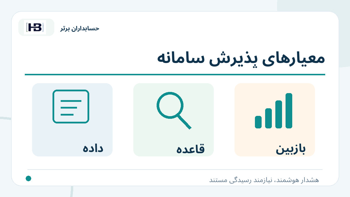 معیارهای پذیرش سامانه؛ تصویر توضیحی کنترل فاکتور و حساب‌های پرداختنی