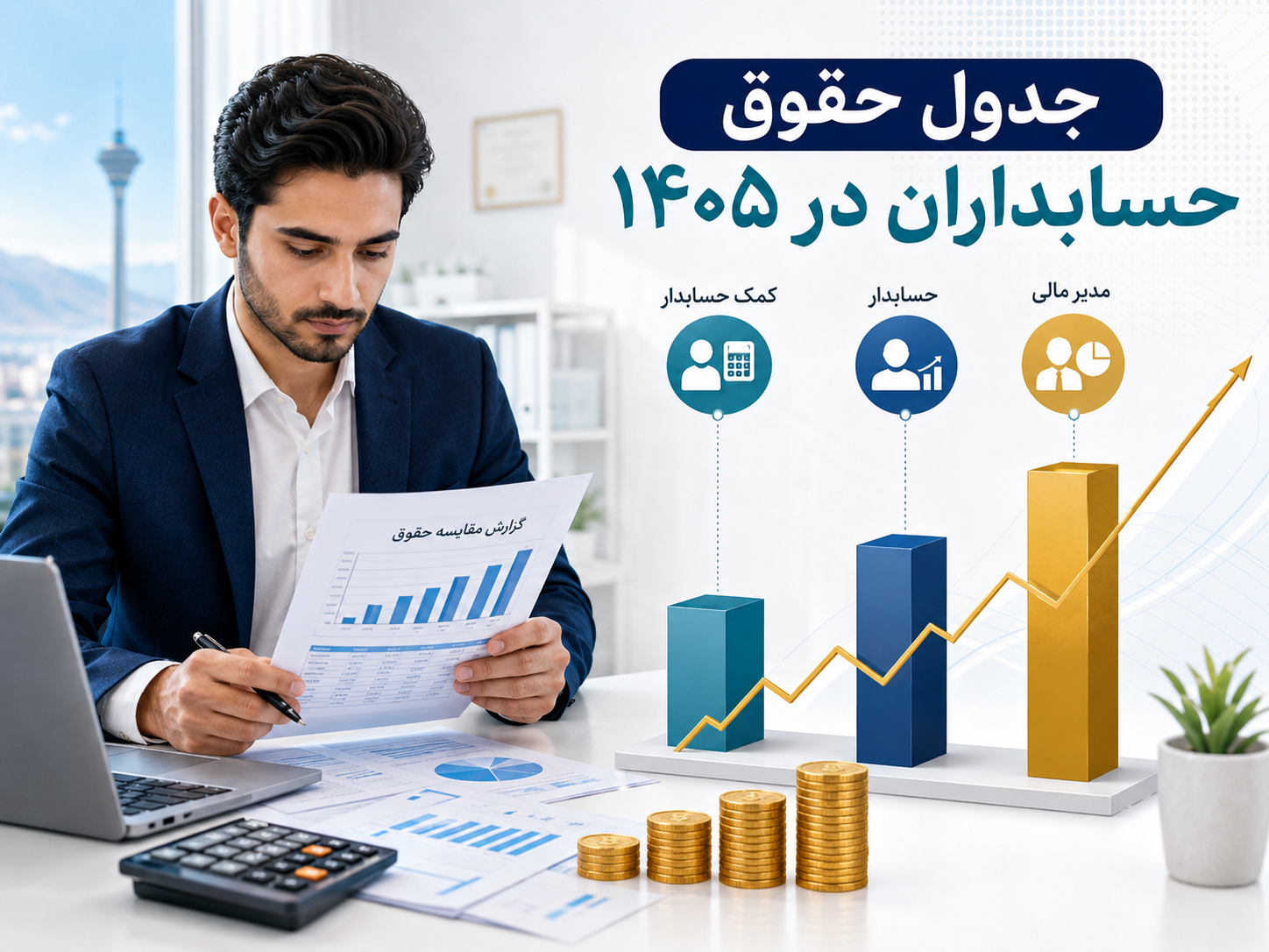 جدول تقریبی حقوق حسابداران در سال ۱۴۰۵
