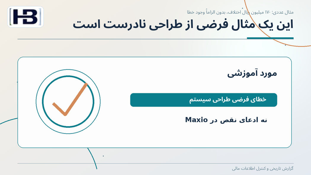 این یک مثال فرضی از طراحی نادرست است