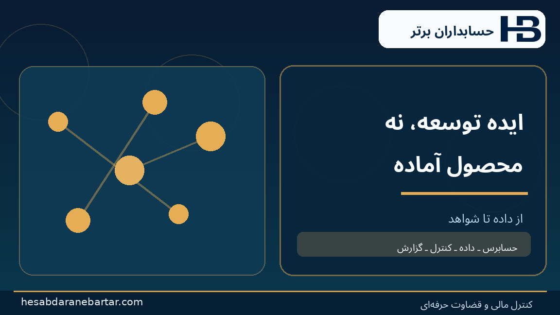 ایده توسعه، نه محصول آماده؛ تصویری از کنترل و شواهد در حسابرسی هوش مصنوعی شرکت