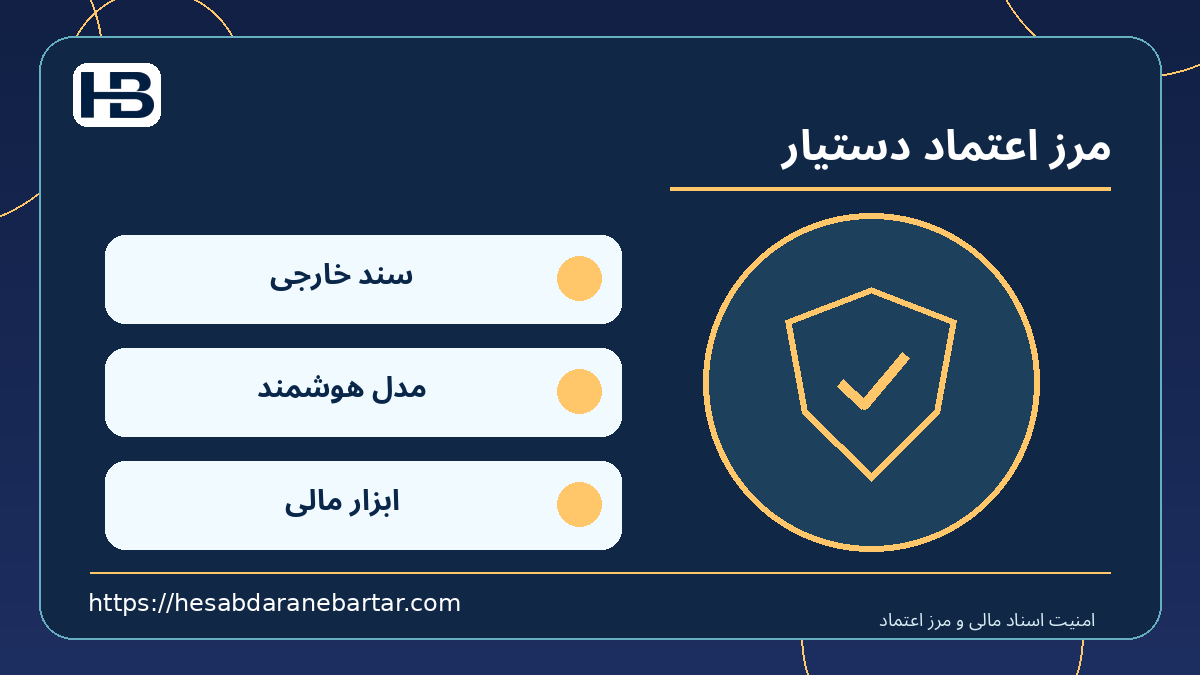 مرز اعتماد دستیار؛ سند خارجی، مدل هوشمند و ابزار مالی در کنترل امن اسناد مالی