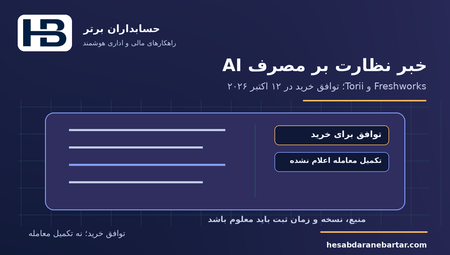 خبر نظارت بر مصرف AI؛ کنترل هزینه مصرف هوش مصنوعی در نرم‌افزار مالی