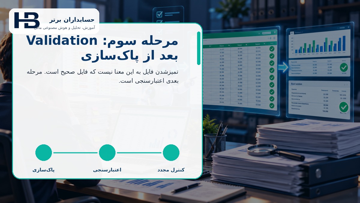 مرحله سوم: Validation بعد از پاکسازی
