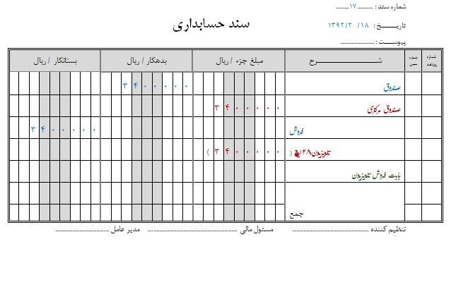 حسابداری اموزش