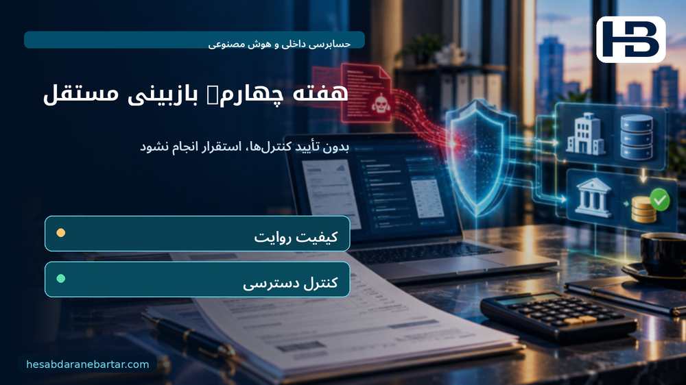 هفته چهارم: بازبینی مستقل؛ بدون تأیید کنترل‌ها، استقرار انجام نشود