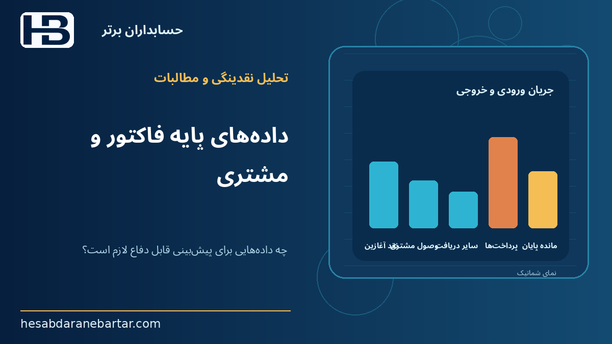 داده‌های پایه فاکتور و مشتری؛ چه داده‌هایی برای پیش‌بینی قابل دفاع لازم است؟