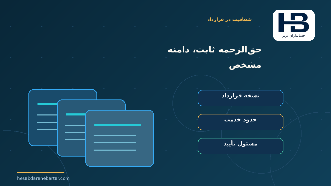 حق‌الزحمه ثابت، دامنه مشخص؛ سه روش قیمت‌گذاری عملی
