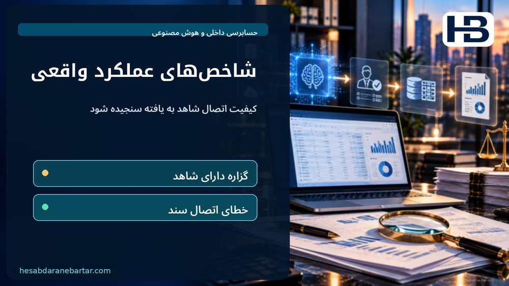 شاخص‌های عملکرد واقعی؛ کیفیت اتصال شاهد به یافته سنجیده شود