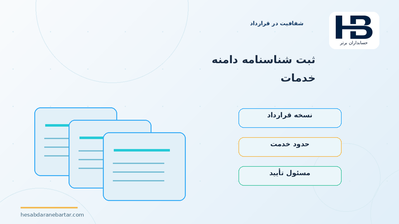 ثبت شناسنامه دامنه خدمات؛ هشت کنترل نرم‌افزاری برای مدیریت قیمت و سودآوری قرارداد