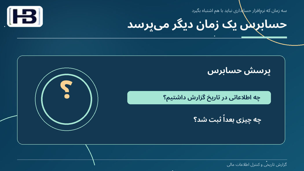 حسابرس یک زمان دیگر می‌پرسد