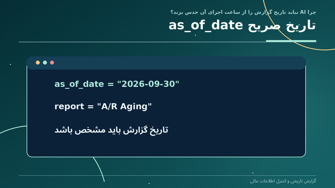تاریخ صریح as_of_date