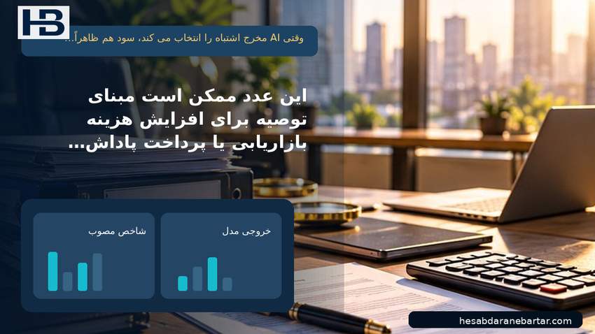 تصویر وقتی AI مخرج اشتباه را انتخاب می‌کند، سود هم ظاهراً تغییر می‌کند؛ این عدد ممکن است مبنای توصیه برای افزایش هزینه بازاریابی یا پرداخت پاداش