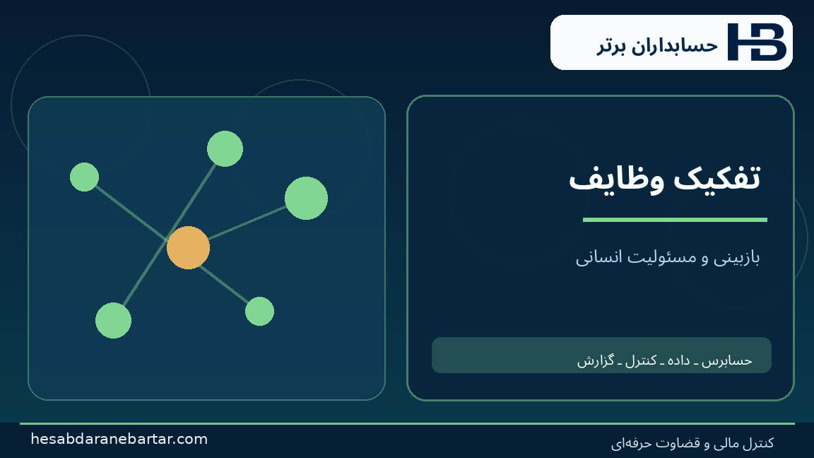 تفکیک وظایف؛ تصویری از کنترل و شواهد در حسابرسی هوش مصنوعی شرکت