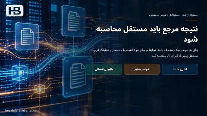 تصویر تحلیلی درباره نتیجه مرجع باید مستقل محاسبه شود در آزمون پذیرش پیش از اتصال به مشتری واقعی