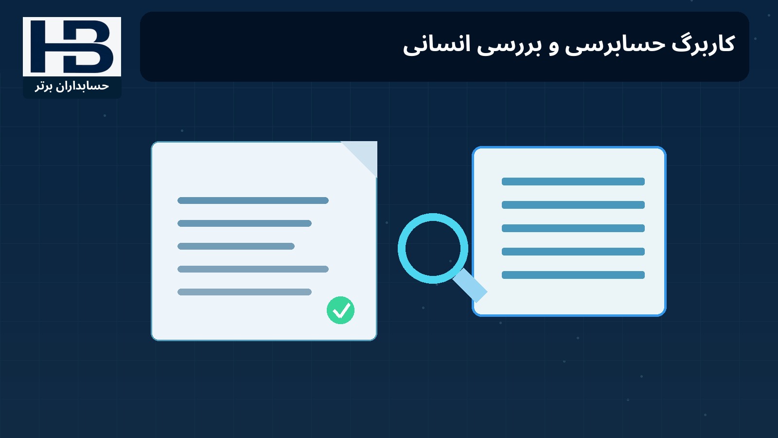 کاربرگ حسابرسی و بررسی انسانی