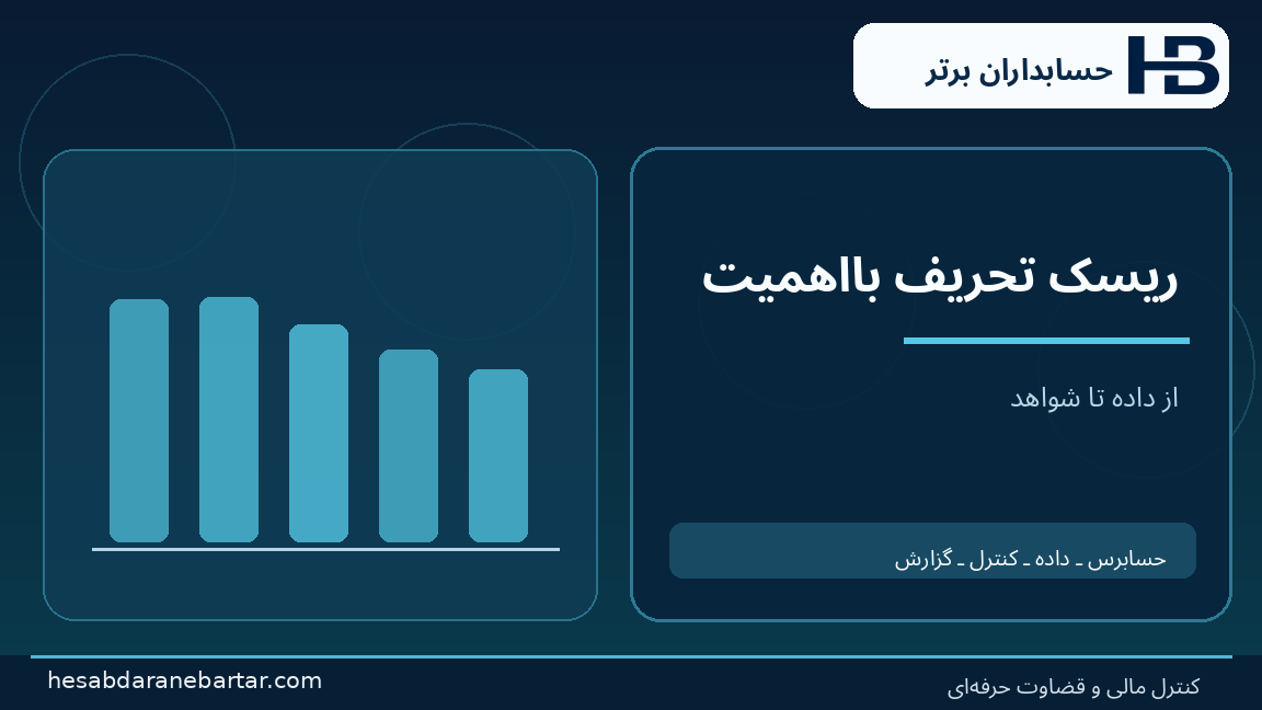 ریسک تحریف بااهمیت؛ تصویری از کنترل و شواهد در حسابرسی هوش مصنوعی شرکت