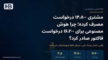 صورتحساب مبتنی بر مصرف API؛ کنترل درخواست‌های تکراری و محاسبه کارمزد با هوش مصنوعی