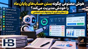 هوش مصنوعی در بستن حساب‌های پایان ماه؛ از مغایرت‌گیری تا ثبت اصلاحی