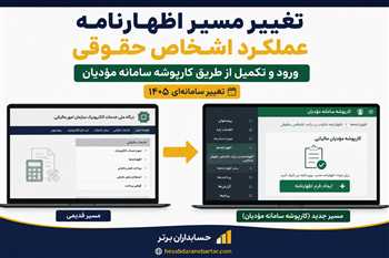 تغییر مسیر اظهارنامه اشخاص حقوقی ۱۴۰۵؛ ورود از کارپوشه