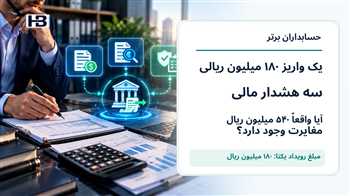 یک واریز ۱۸۰ میلیون ریالی، سه هشدار مالی؛ آیا شرکت واقعاً ۵۴۰ میلیون ریال مغایرت دارد؟